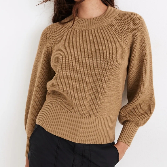 Madewell Sweaters - Madewell Poole Balloon Sleeve Sweater Size L